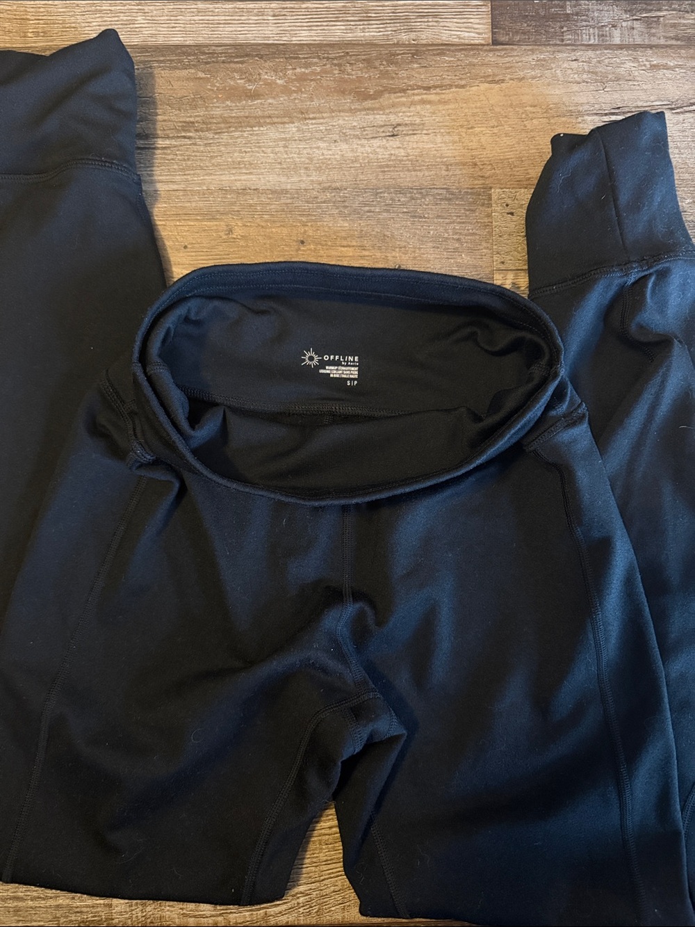 aerie Black High-Rise Active Leggings